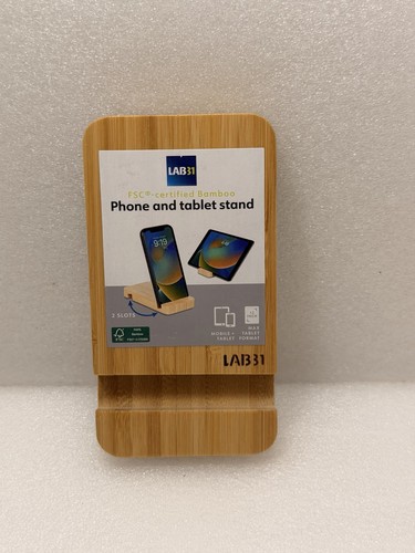 Supporto tablet bambù - supporto,