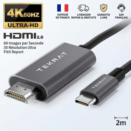 Câble adaptateur usb vers - usb-c,